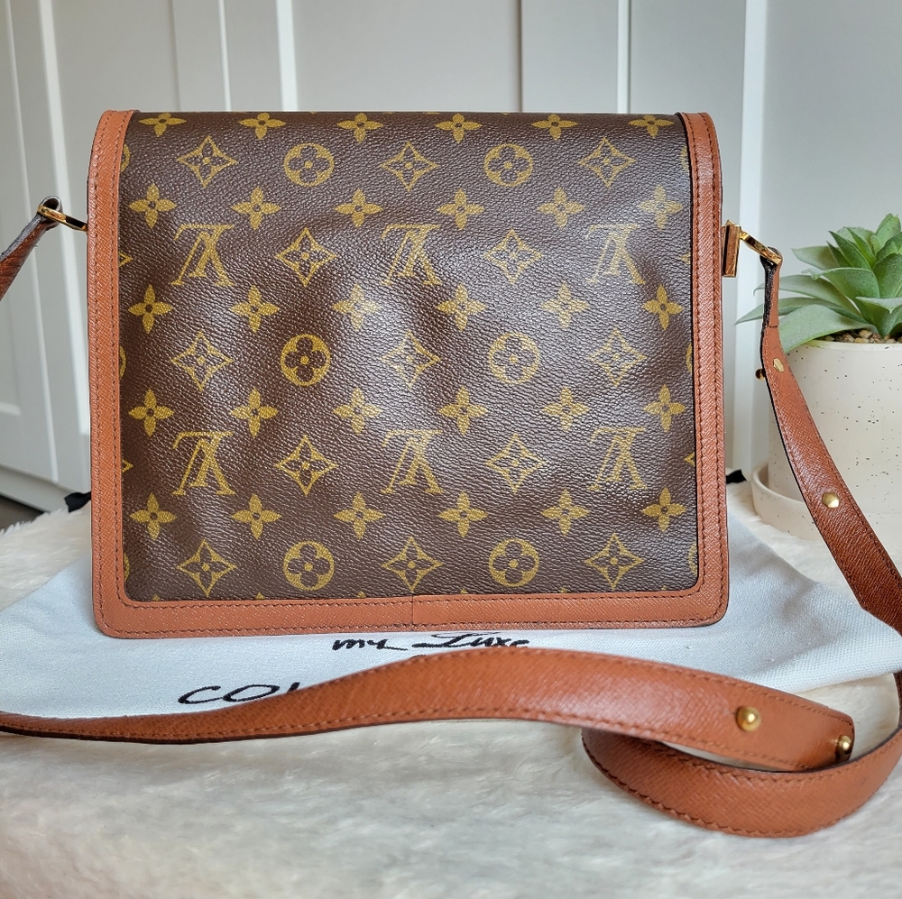 💕VERY RARE Authentic Louis Vuitton RASPAIL Crossbody/Shoulder Monogram - Picture 2 of 16